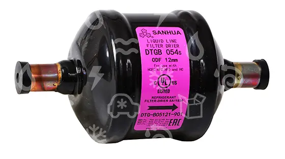filtrdehydrátor SANHUA DTGB-054S ODF12, připojení: 12mm ODF